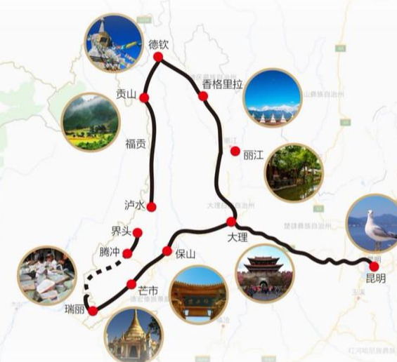 第一次来云南旅游，推荐最经典的线路，你去过几个？